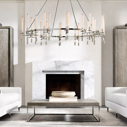 Fontanelle Round Chandelier 70"