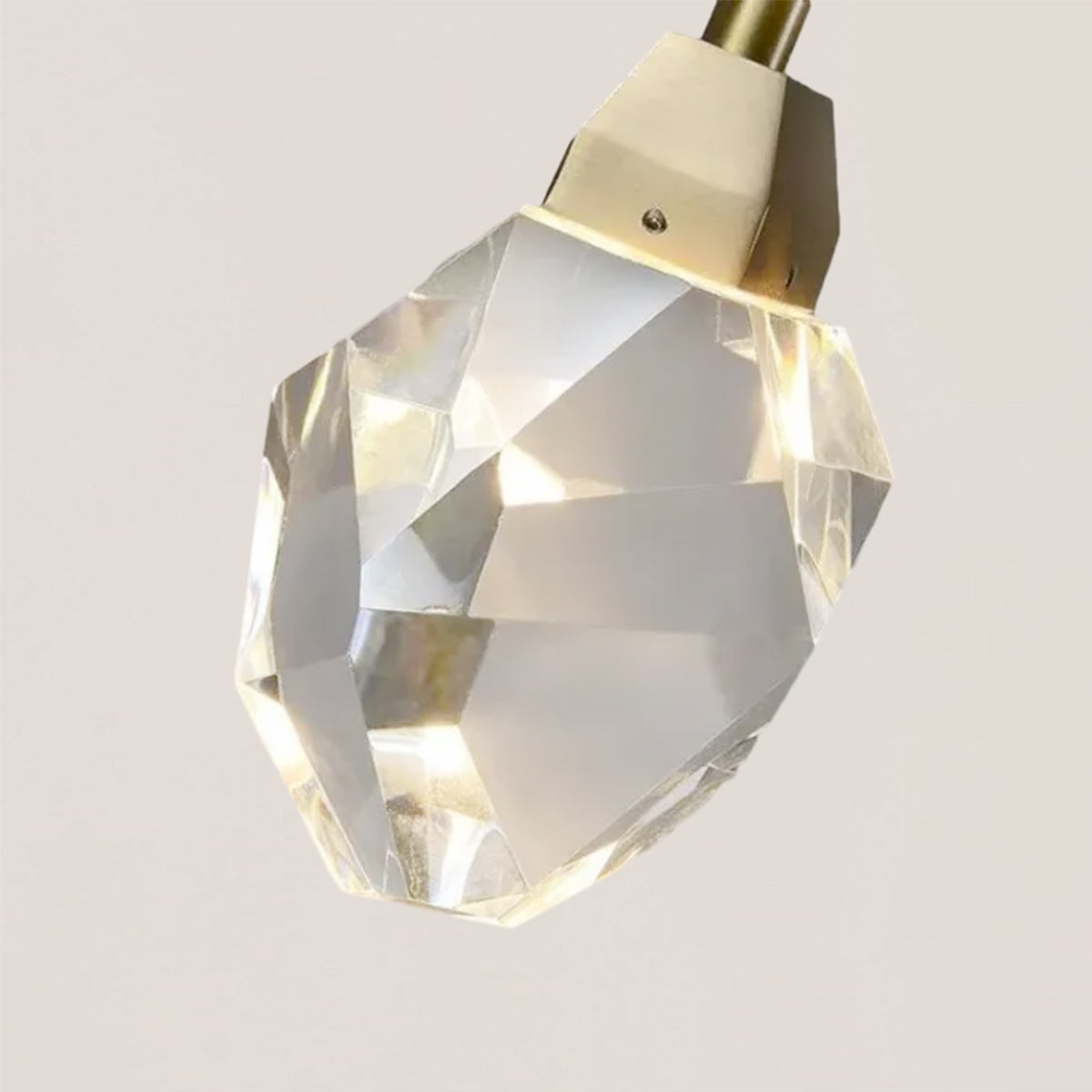 VASELAMPS - Faceted Crystal Prisms Pendant