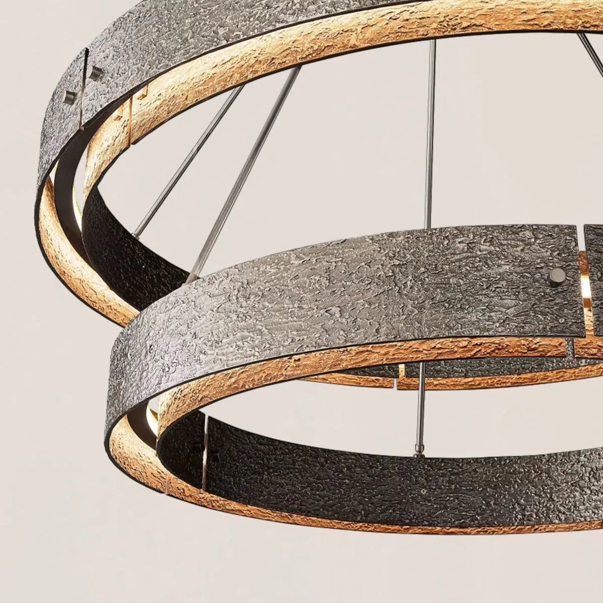 Vouvray 2-tier Round Chandelier 60"