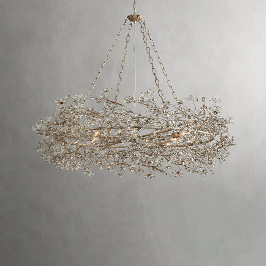 Fiore Crown Round Chandelier