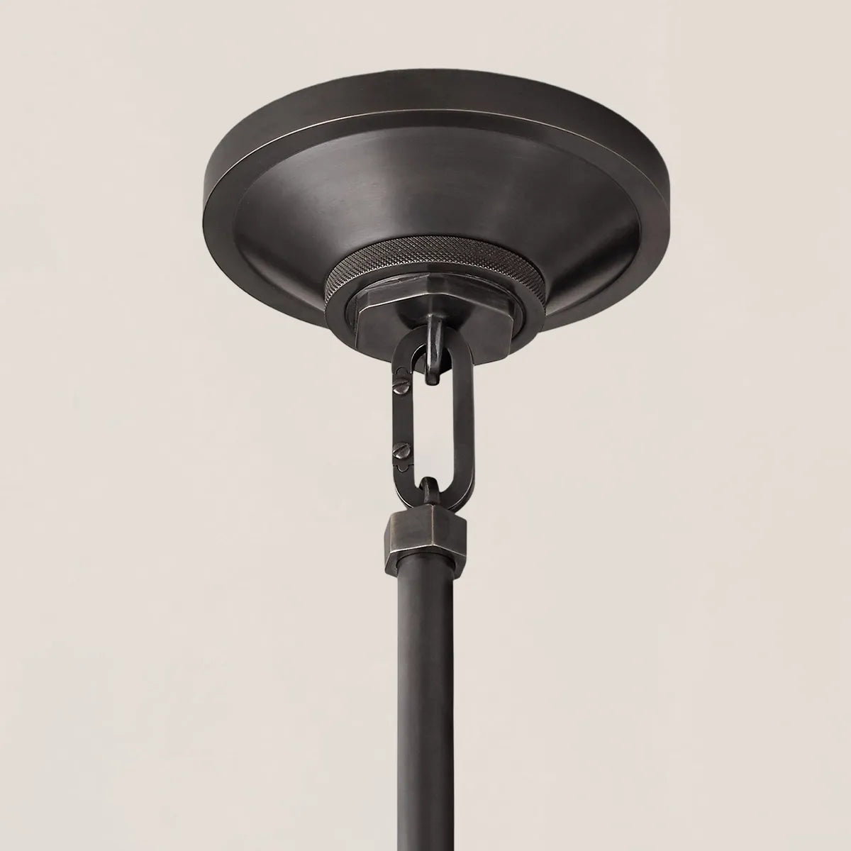 Machinist Glass Cloche Pendant