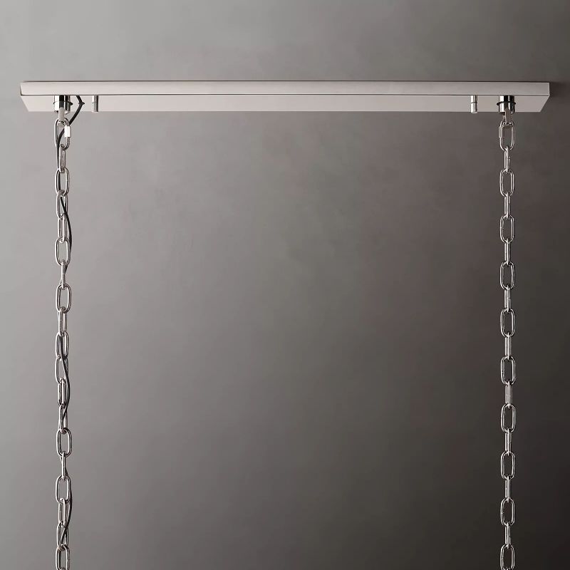 Harlow Calcite Rectangular Chandelier 74"