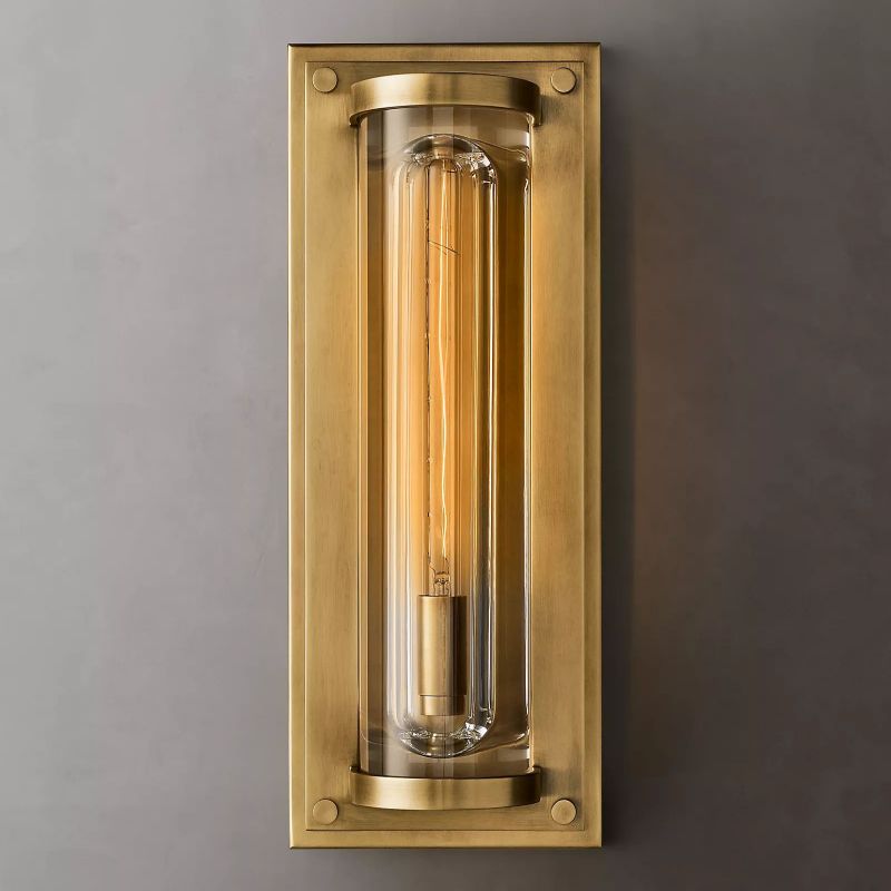 Savile Outdoor Round Grand Wall Sconce