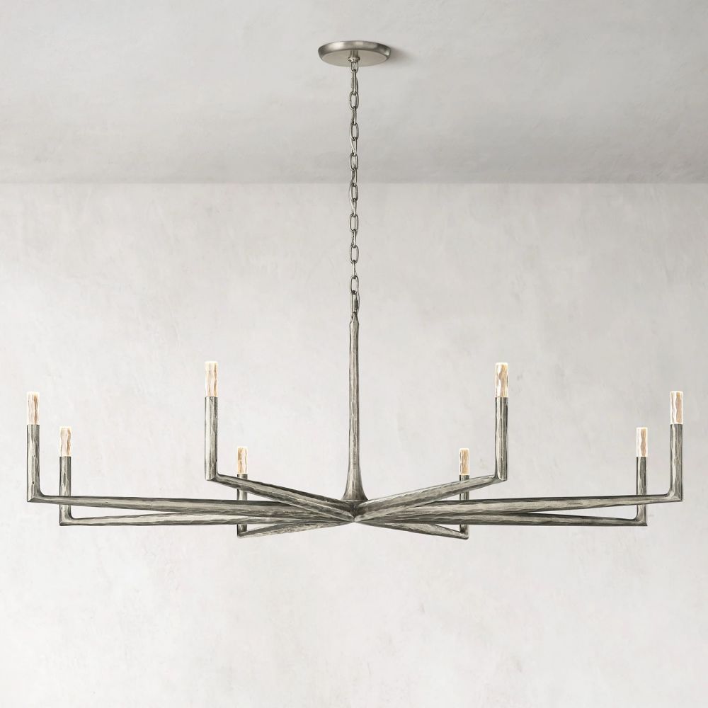 Thaddeus Forged Round Chandelier