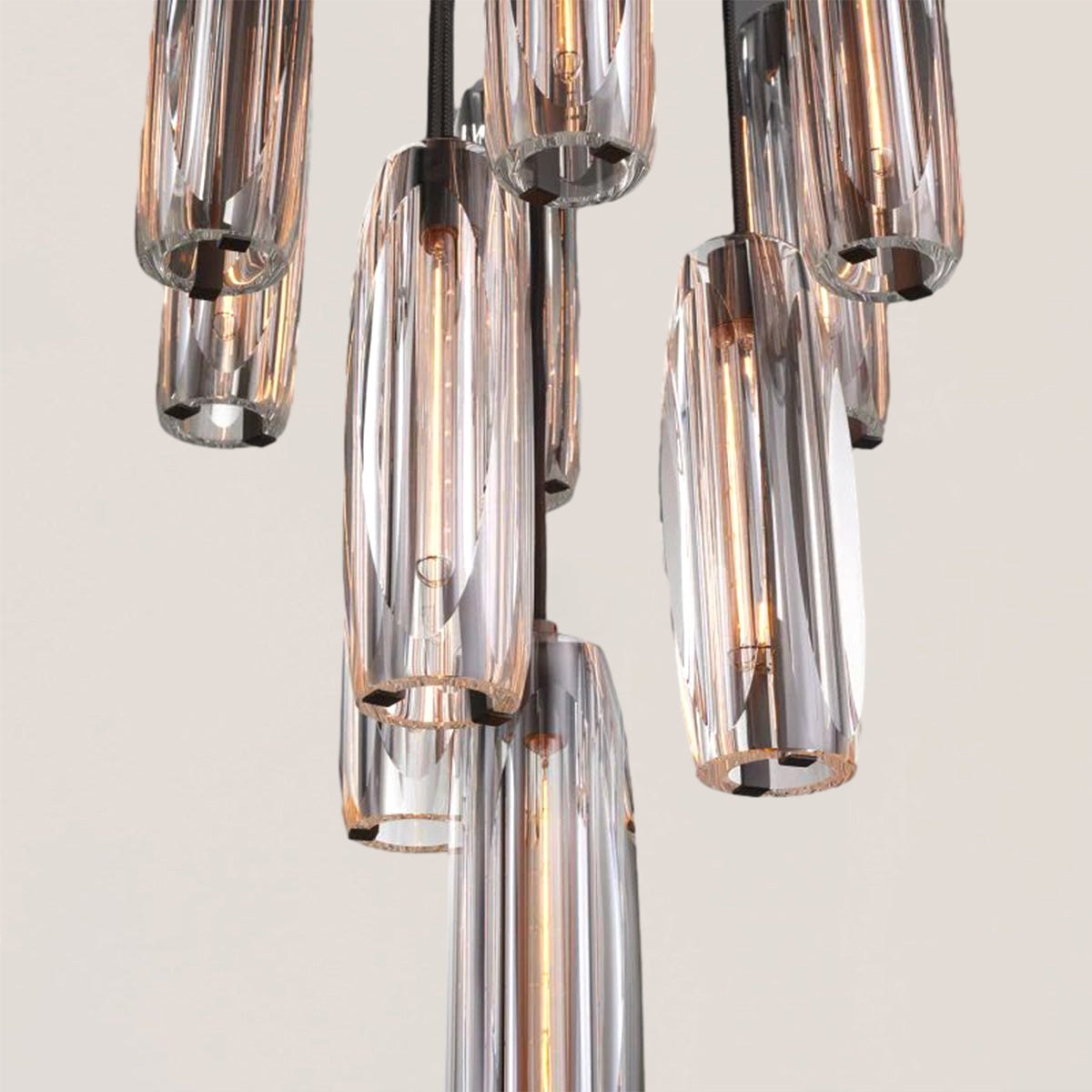 Chartier Crystal 10-Light Round Chandelier