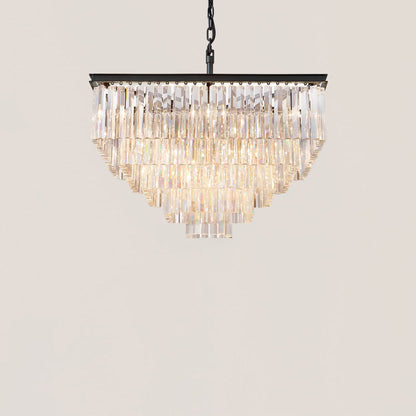 1920s Odeon Square Chandelier