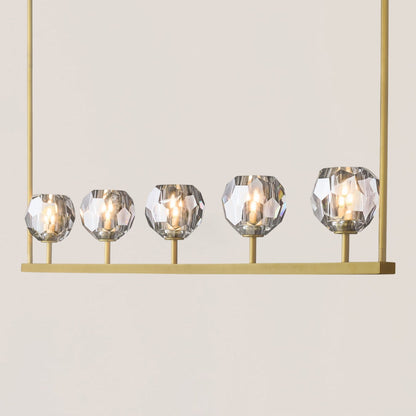 Boule De Crystal Linear Chandelier
