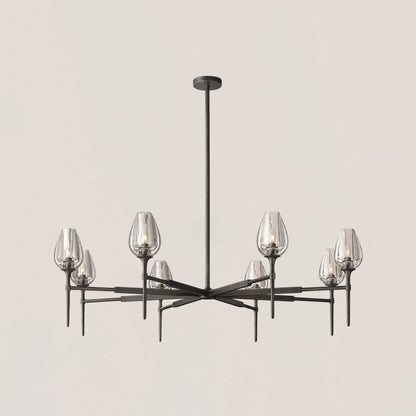 Tulip Crystal Round Chandelier