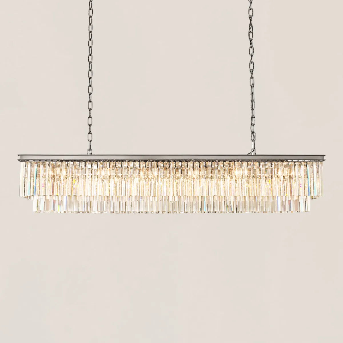 1920s Odeon Rectangular Chandelier