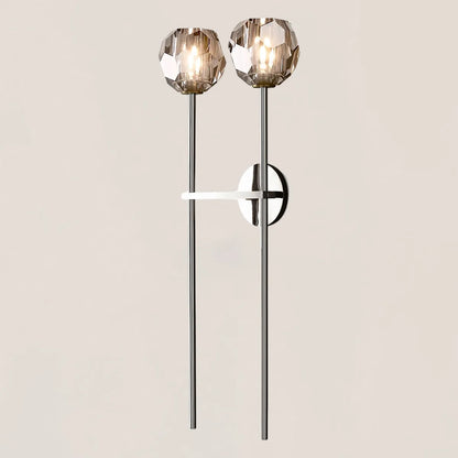 Boule De Crystal Double Grand Wall Sconce