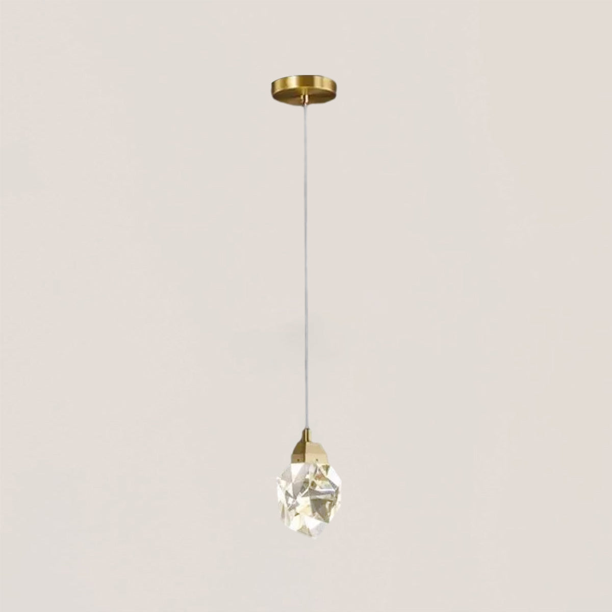 VASELAMPS - Faceted Crystal Prisms Pendant