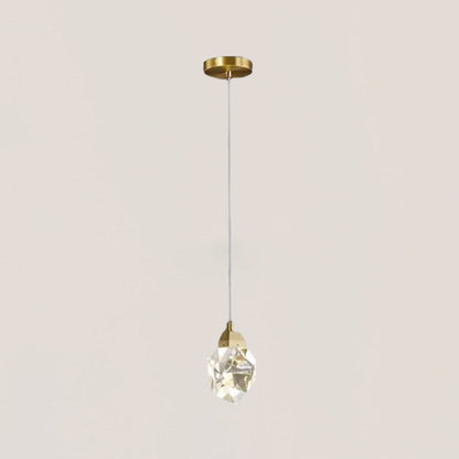 VASELAMPS - Faceted Crystal Prisms Pendant