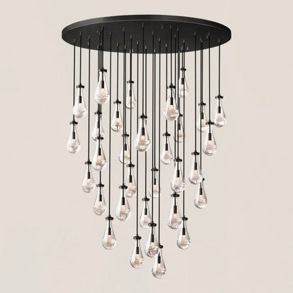 Rain Round Modern Chandelier Light
