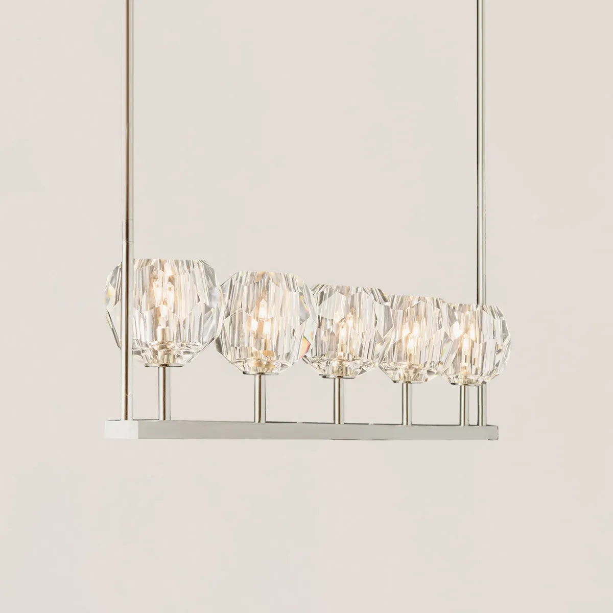Boule De Crystal Linear Chandelier