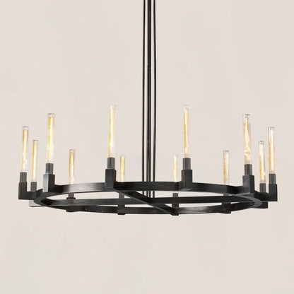 Cannele Glass Round Chandelier