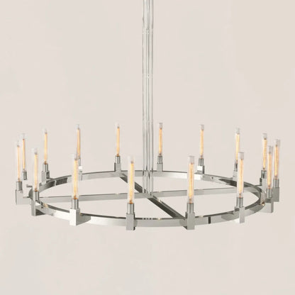 Cannele Glass Round Chandelier