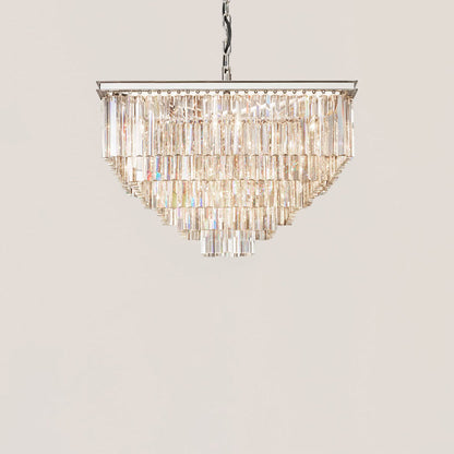 1920s Odeon Square Chandelier