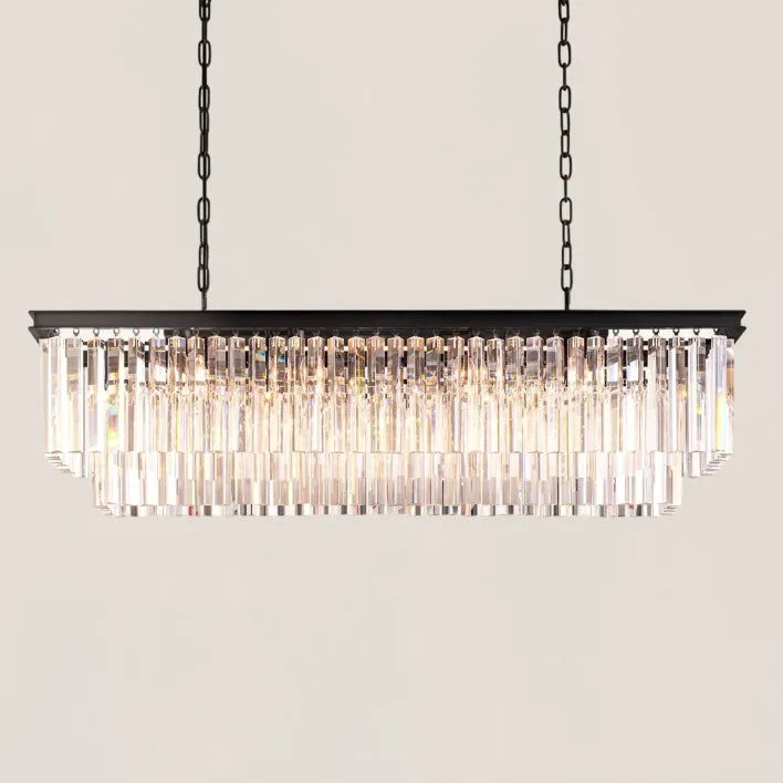 1920s Odeon Rectangular Chandelier