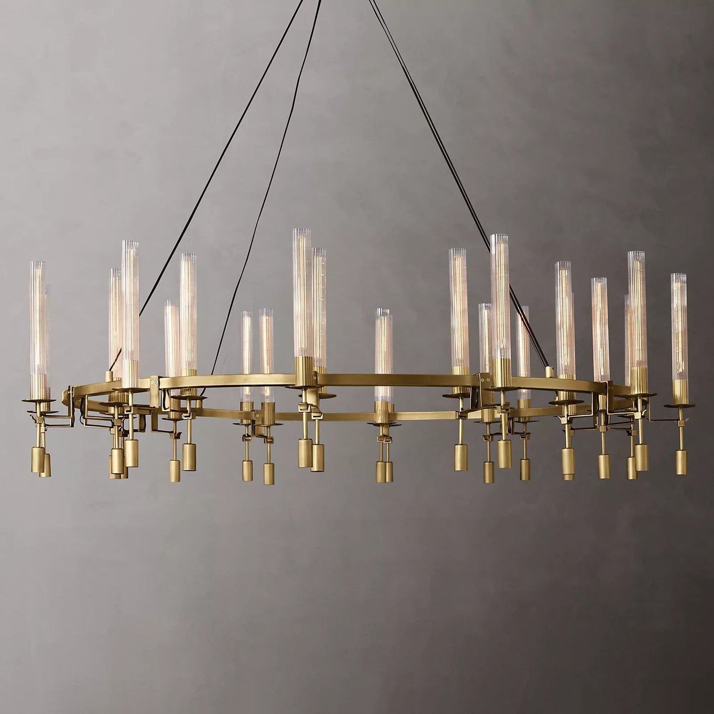 Fontanelle Round Chandelier 70"