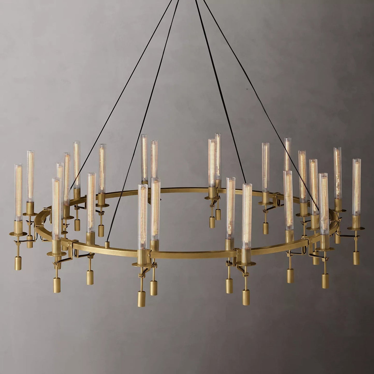 Fontanelle Round Chandelier 70"
