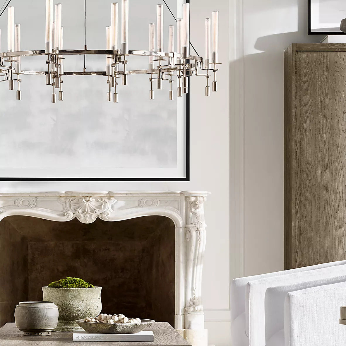 Fontanelle Round Chandelier 70"