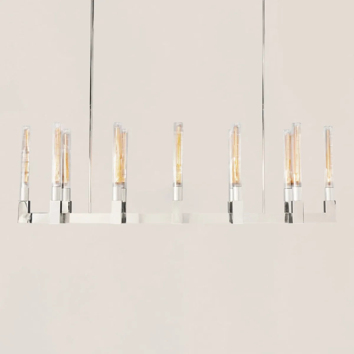 Cannele Glass Linear Chandelier