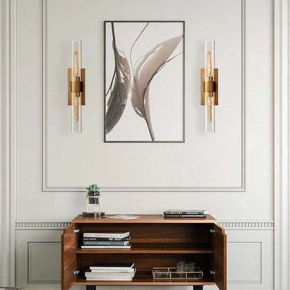 Ravelle Linear Glass Wall Sconce