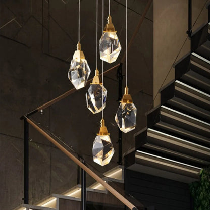 Angelia Faceted Round Pendant