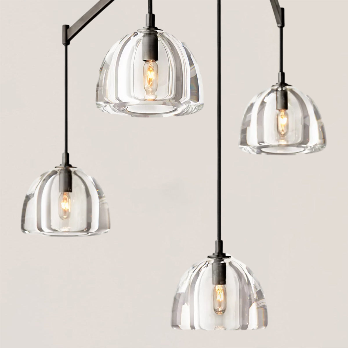 Hemisphere Linear Chandelier