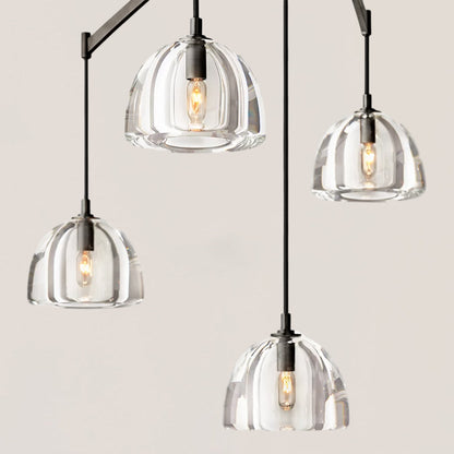 Hemisphere Linear Chandelier
