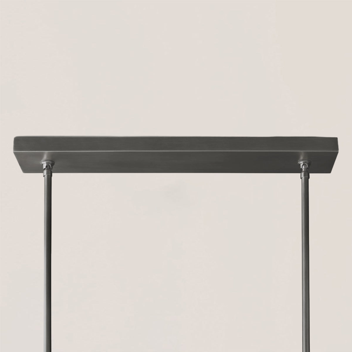 Boule De Crystal Smoke Double Linear Chandelier 60"