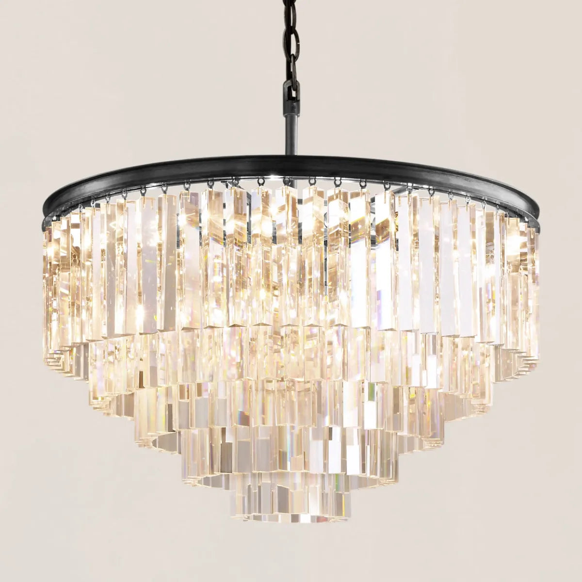 1920s Odeon Round Chandelier