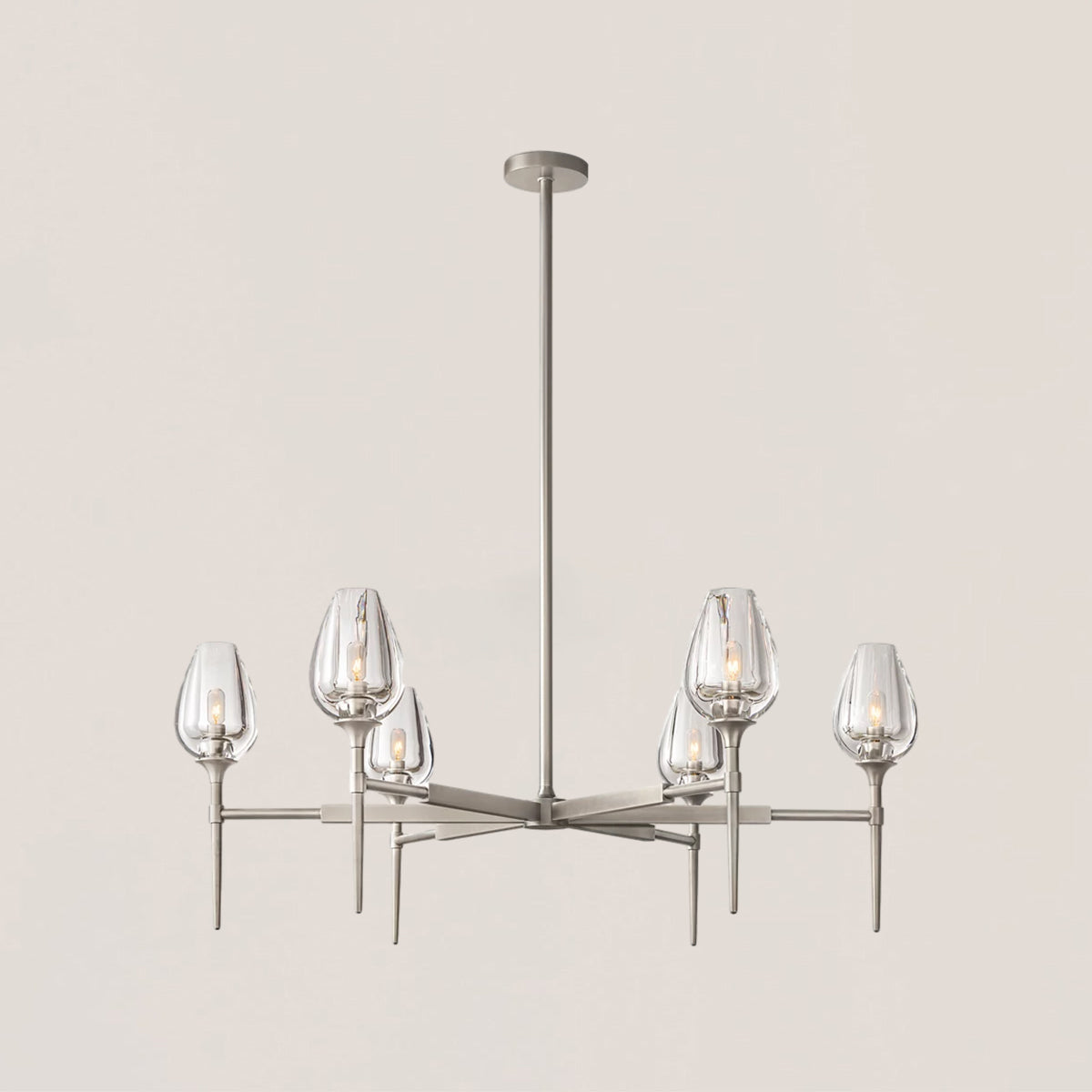 Tulip Crystal Round Chandelier