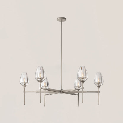 Tulip Crystal Round Chandelier