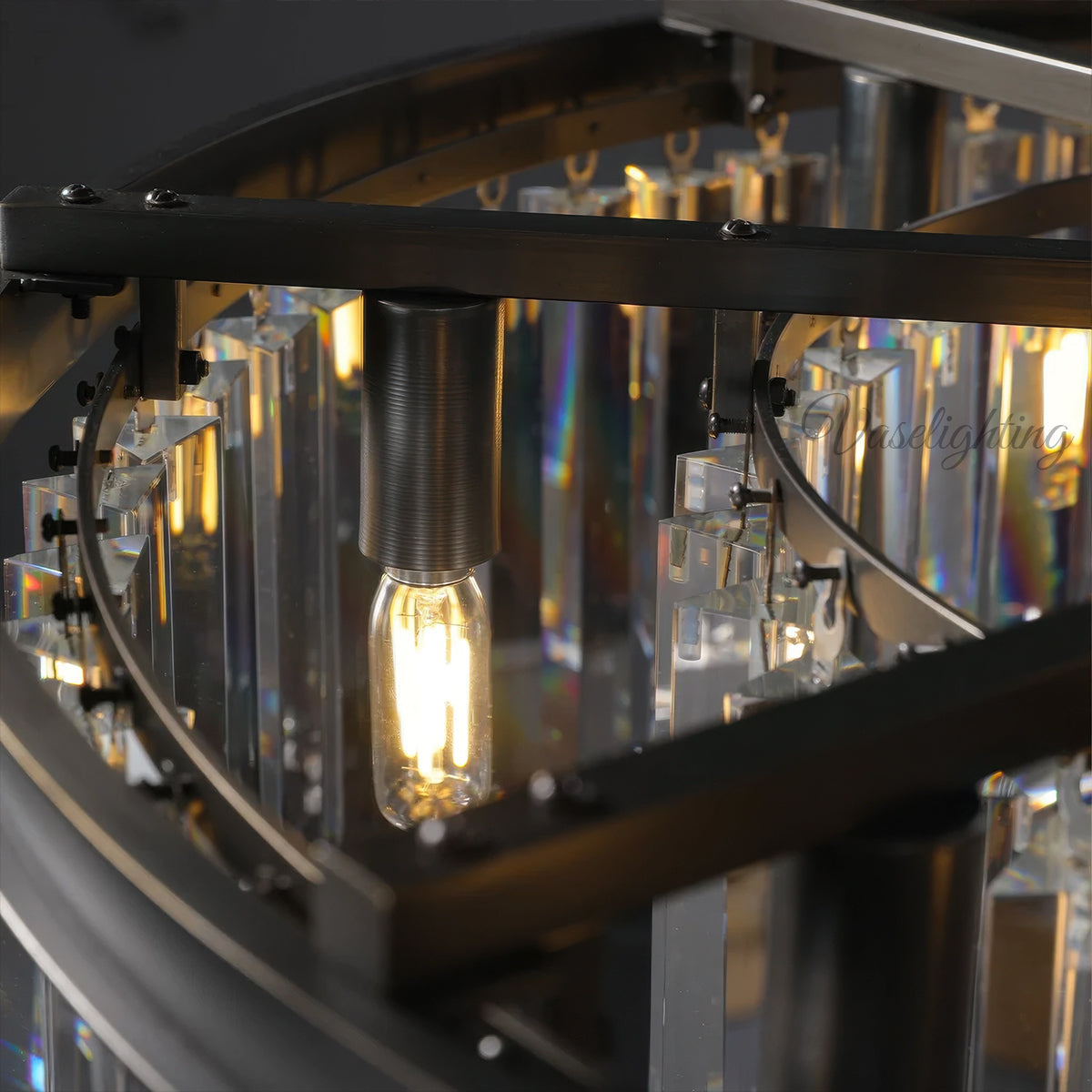 1920s Odeon Round Chandelier