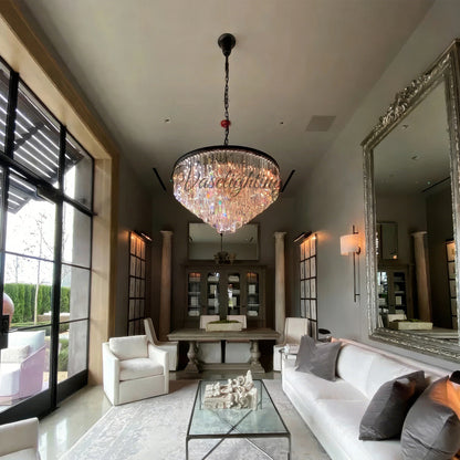 1920s Odeon Round Chandelier