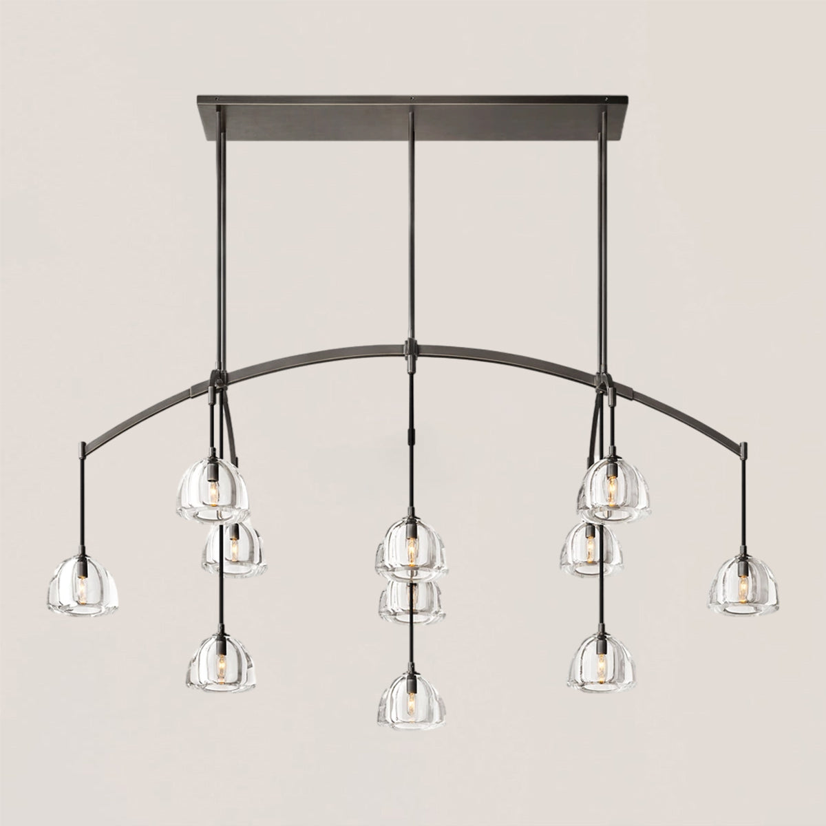 Hemisphere Linear Chandelier