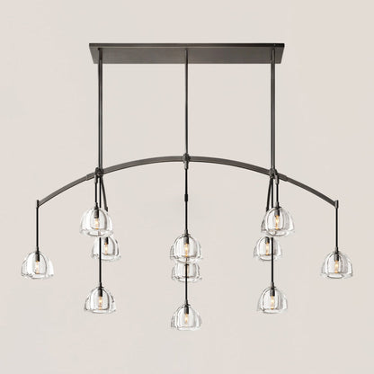 Hemisphere Linear Chandelier