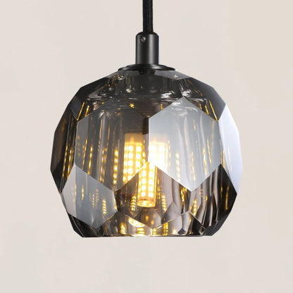 Boule De Crystal Glass Cord Pendant