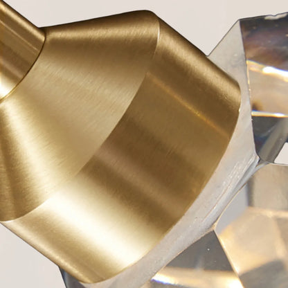 VASELAMPS - Faceted Crystal Prisms Wall Sconce - Rod