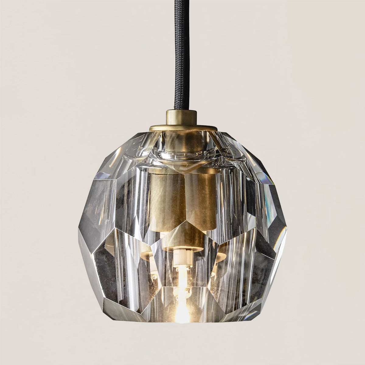 Boule De Crystal Rod Pendant Light
