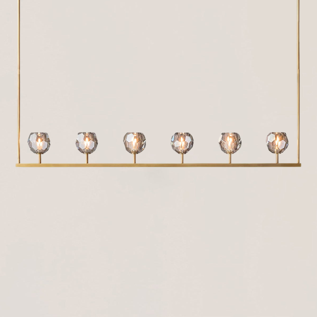 Boule De Crystal Linear Chandelier