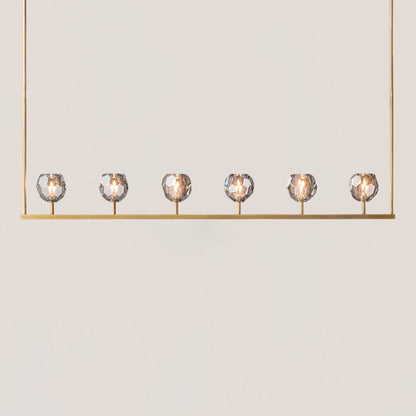Boule De Crystal Linear Chandelier
