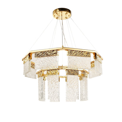 2-Tier Round Down-light LED Chandelier