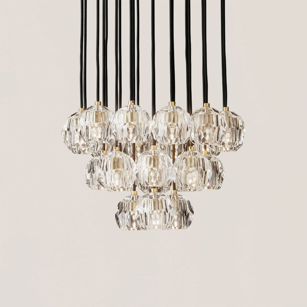 Boule De Crystal Round Cluster Chandelier