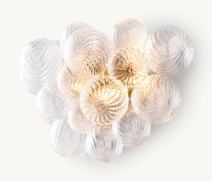 Talia Glass Orbs Round Sconce