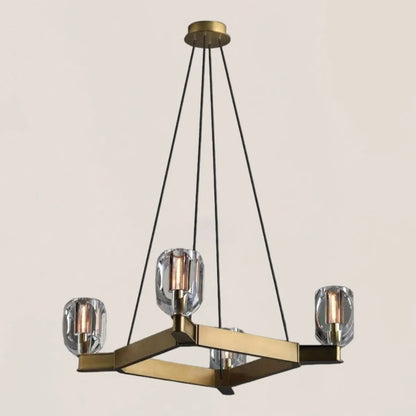 Chartier Contemporary 4-Lights Dining Square Pendant