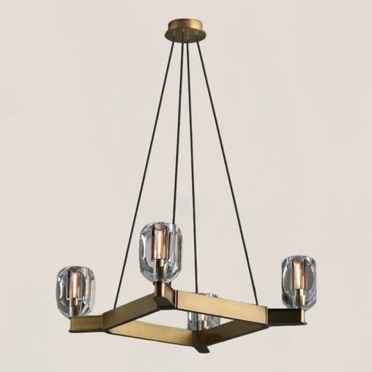 Chartier Contemporary 4-Lights Dining Square Pendant
