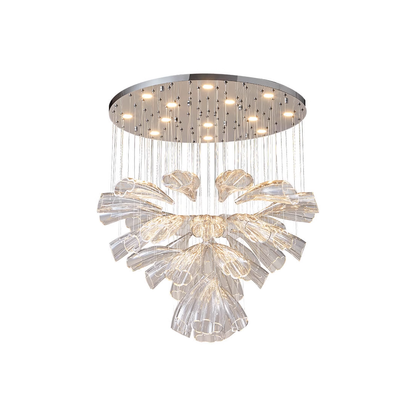 Luxury Glass Lotus Chandelier