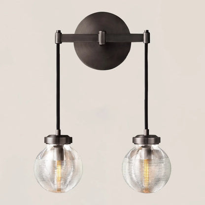 Pearl Drops Double Sconce